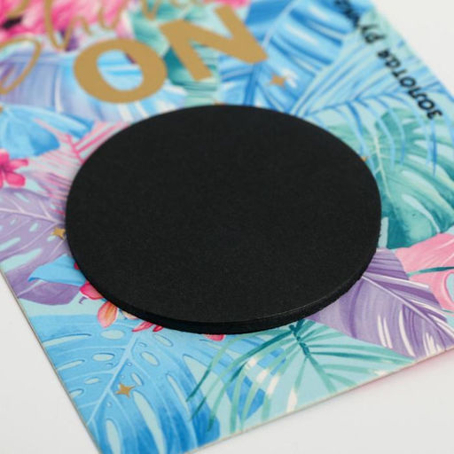 Блок с липким краем Shine ON, + ручка, чёрные листы