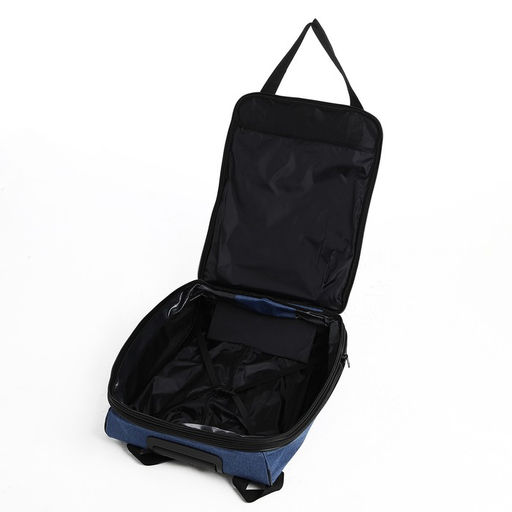 Чемодан на молнии, цвет синий - Simaland фото 8