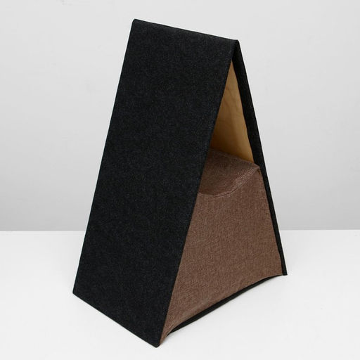 Дом для кошек с когтеточкой, раскладной, 51 х 35,5 х 73 см, микс - Пижон фото 3