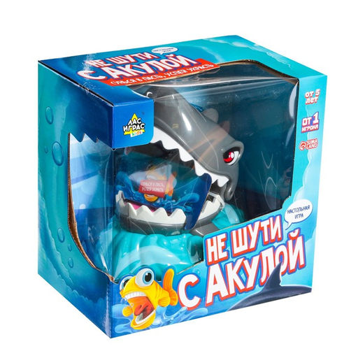 Настольная игра на ловкость Не шути с акулой, пасть открывается - Лас играс kids фото 4