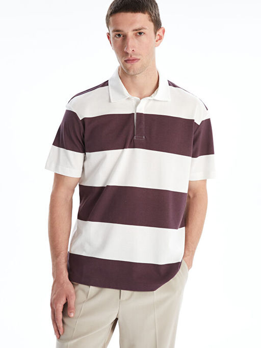 Polo Yaka ?izgili Pike Erkek Ti??rt