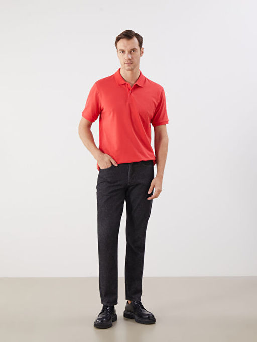 Polo Yaka K?sa Kollu Pike Erkek Ti??rt