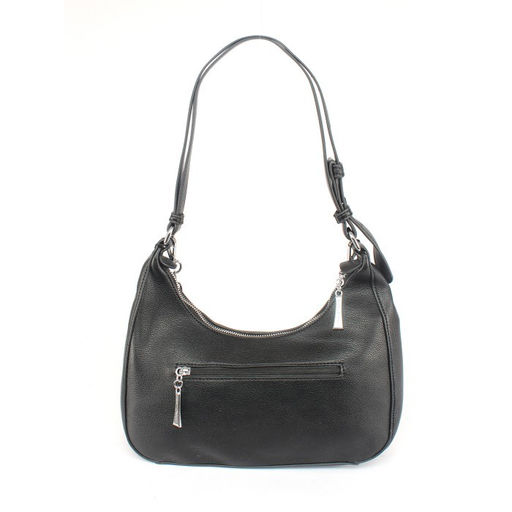 Сумка женская искусственная кожа FR-6620-1, 1отд+еврокарм, плечевой ремень, черный SALE 258368 - Adelia фото 2