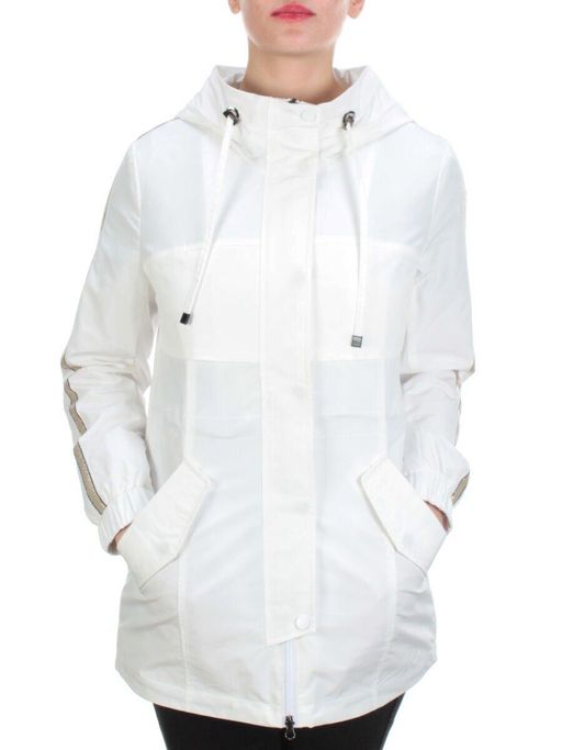 FY-259 WHITE Ветровка женская COSEEMI (65% хлопок, 35% полиэстер) - Fashion фото 2
