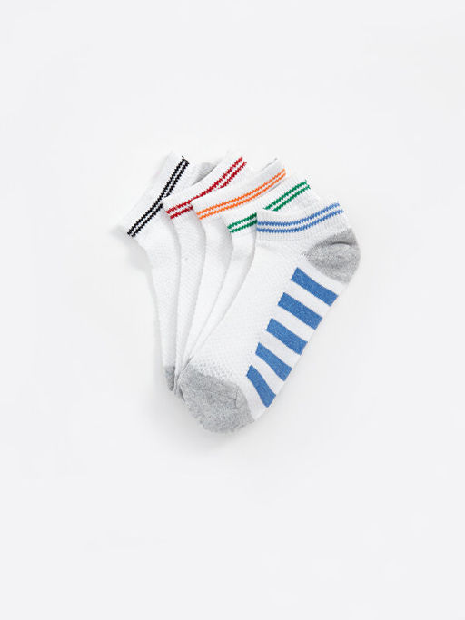 Renk Bloklu Erkek ?ocuk Patik ?orap 5li - Waikiki фото 2