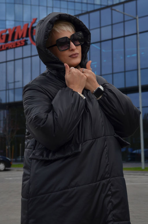 Пальто DOGGI 5028 черный фото 5