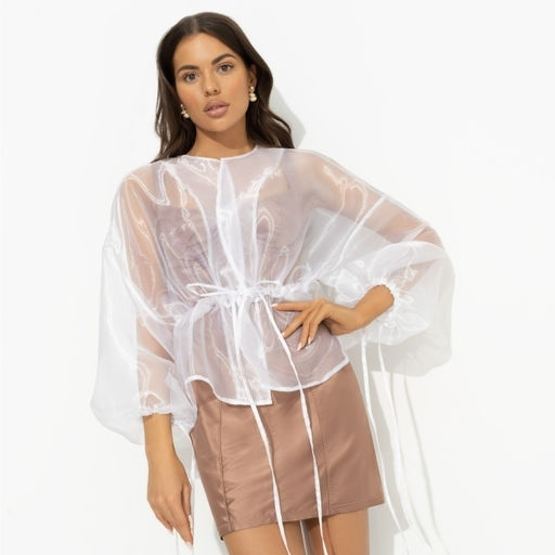 Жакет из органзы Вершина восхищения (белая) - Charutti фото 2