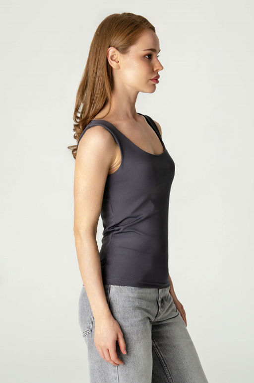 Арт.3801/2 Майка женская 44-48 (3 шт) Цвет:графит - Калинка фото 3