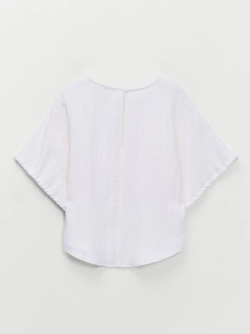 Блуза из лиоцелла с завязками на рукавах ZR2605022022-2 / Zarina