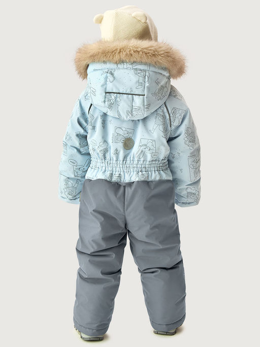 Комбинезон 8з0626 лед/светло-серый