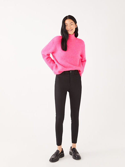 Y?ksek Bel J?piter S?per Skinny Fit Kad?n Jean Pantolon