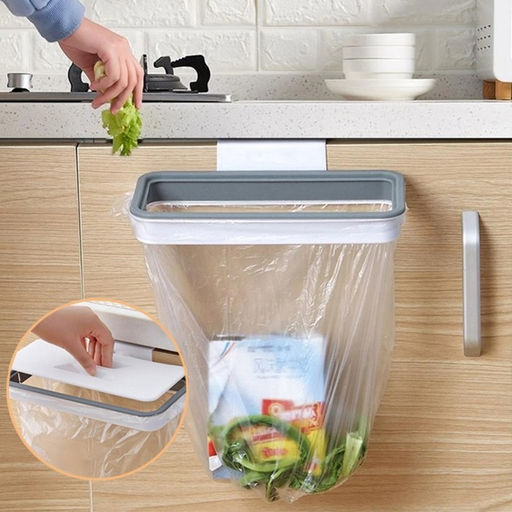 Держатель для мусорного пакета подвесной на дверцу 1.7 см, белый - Simaland фото 9