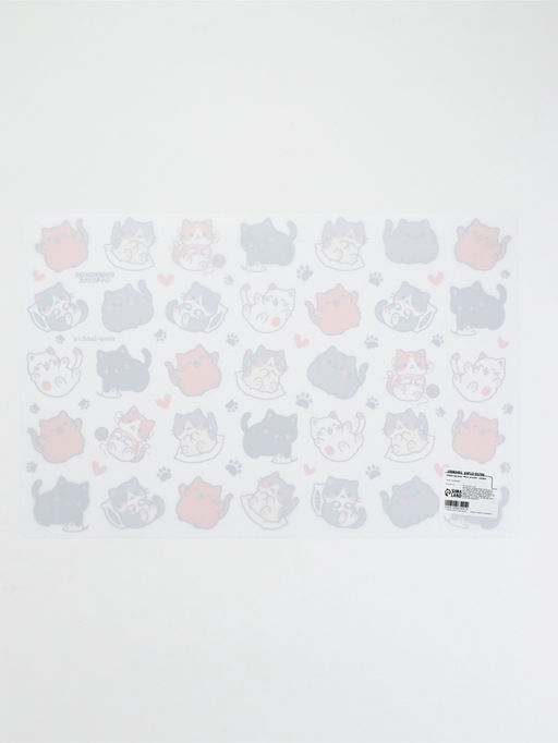 Коврик под миску "Много котиков!", 43х28см