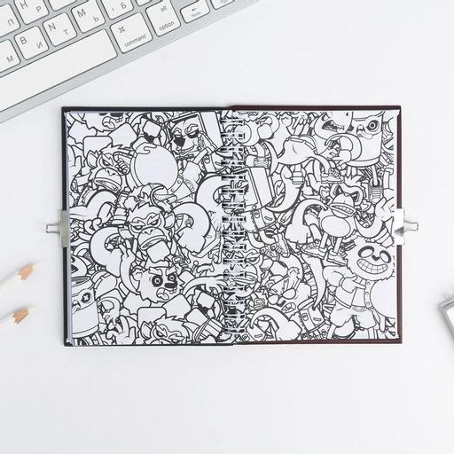 Анкета в твердой обложке на замочке ВСЕ ОБО МНЕ, А6 40 л - Artfox фото 9