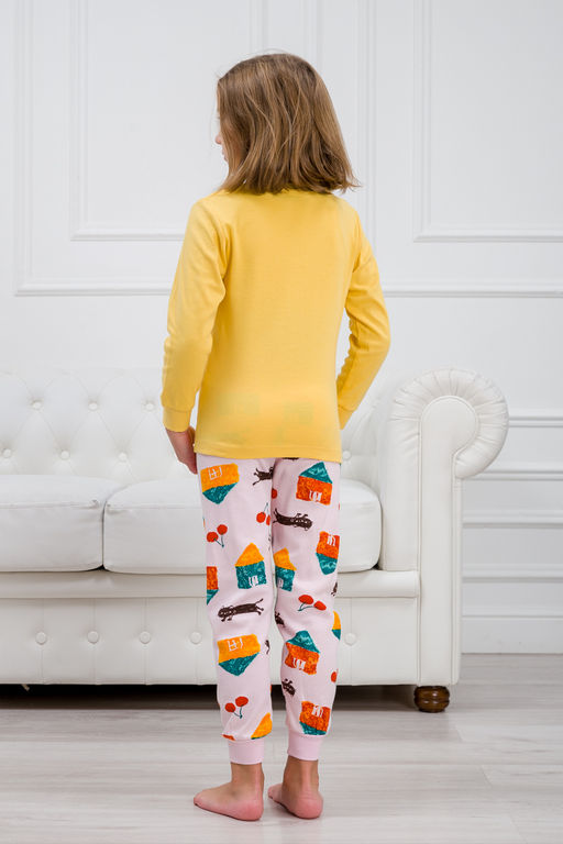Пижама детская из интерлока Улыбка кот игрун - Амадэль фото 10