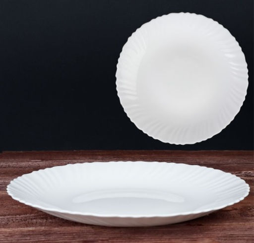 Тарелка 240 мм БЕЛАЯ арт. LHP95/6, 100б-твч9,5 (691088, 818-028)
