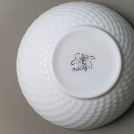 Салатник 900 мл 175 мм белый фактурный / WVW70Q (WHITE) /уп 6/48/ - Галеонтрейд фото 8