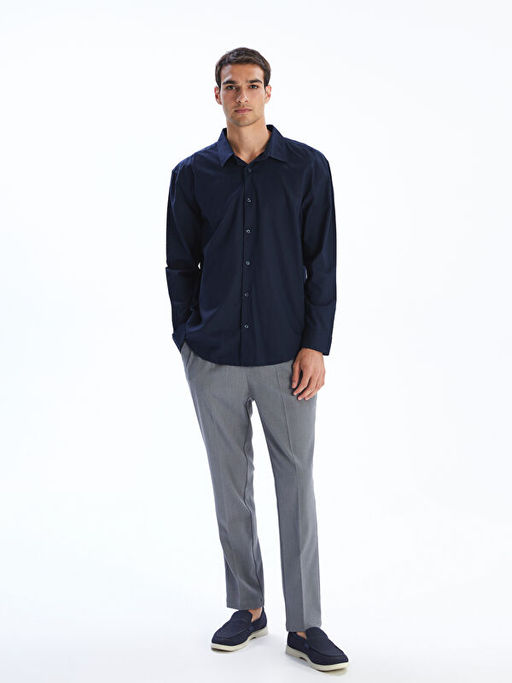 Rahat Kal?p Uzun Kollu Erkek G?mlek