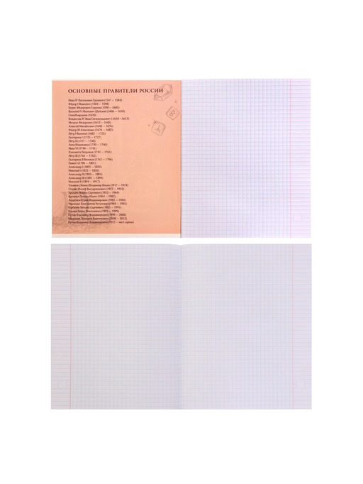 Цена за 10 шт. Предметная тетрадь по истории Calligrata «СуперНеон», 48 листов, в клетку, со справочным материалом, обложка из мелованного картона, блок офсет