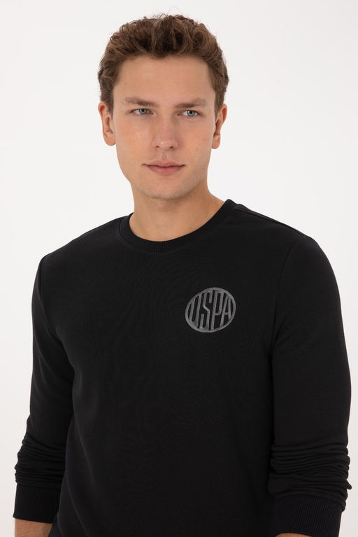 Erkek Siyah Sweatshirt