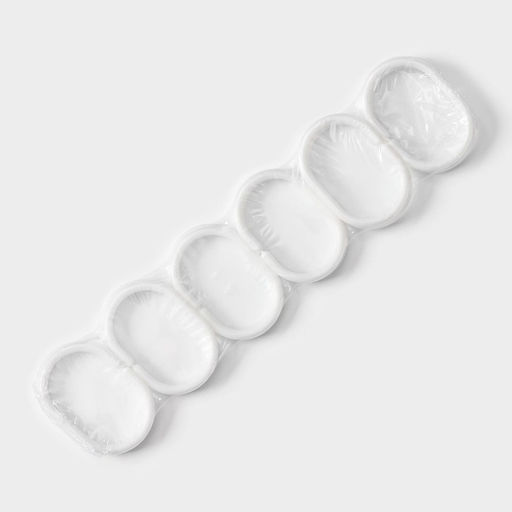 Штора для ванной Доляна «Слон», 180×180 см, белая