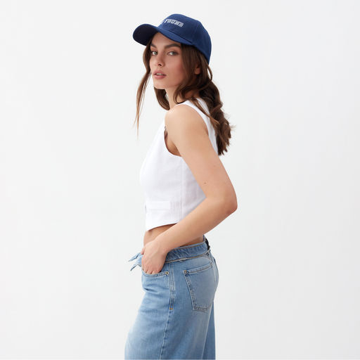 Жилет женский MIST Linen, размер 46, белый