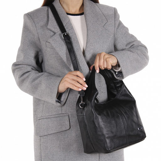 Сумка 970332 black Velina Fabbiana-Safenta