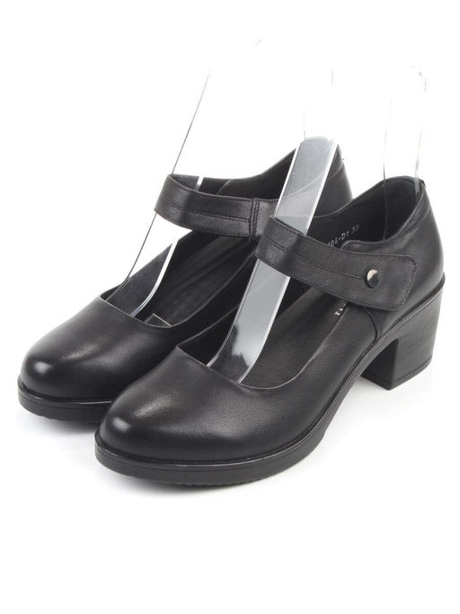 06-DHL104-D1 BLACK Туфли женские (натуральная кожа)