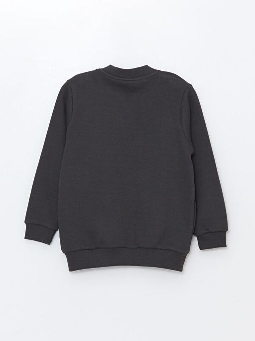 Bisiklet Yaka Bask?l? Erkek Bebek H?rka ve E?ofman Alt 2li Tak?m - Waikiki фото 3