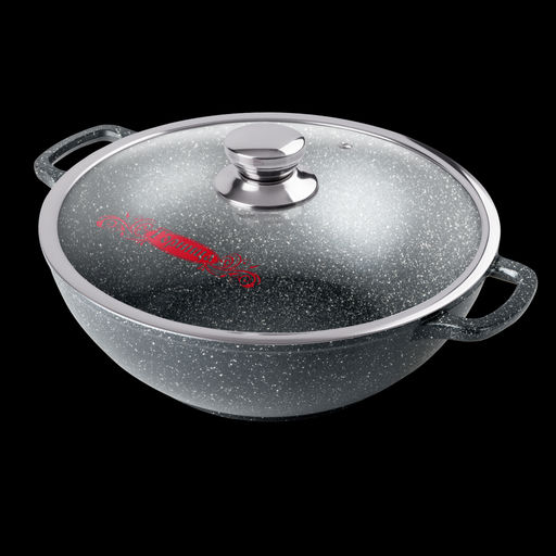 Казан 4л. 280/100 Гранит Induction лит/руч. с кр. (п/у), Икн2832аг