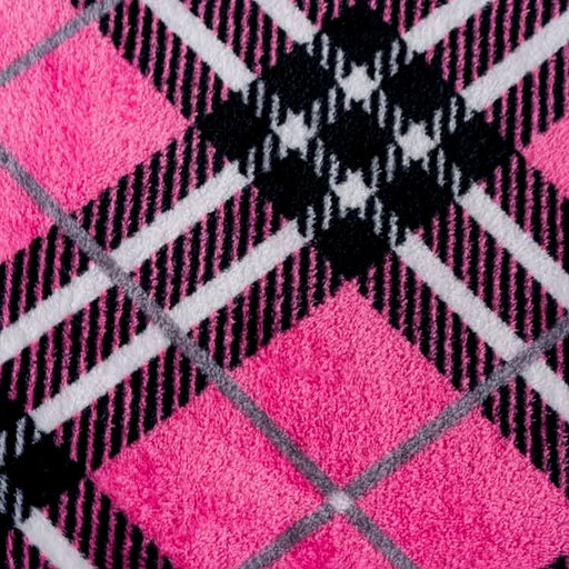 Плед «Павлина. Клетка» FREEDom BlackPink, 150×200 см, аэрософт 190 г/м, пэ100%