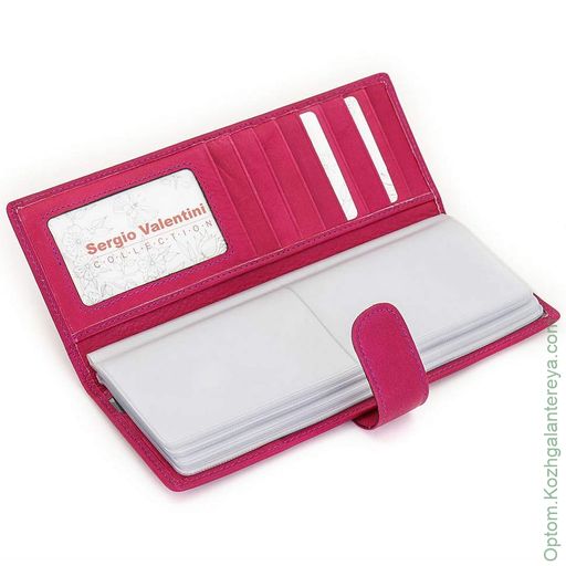 Женская кожаная визитница Sergio Valentini СВ 8142-075  фото 7