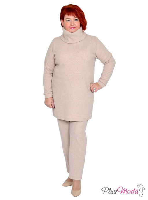 Свитер Модель №1432 размеры 44-84 - Plusmoda фото 4
