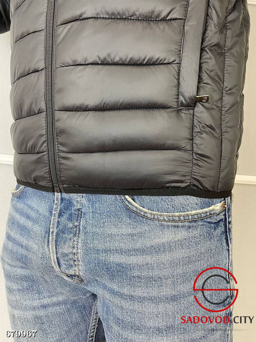 Куртка осенняя мужская с капюшоном