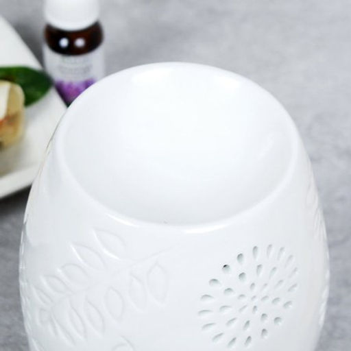 Аромалампа белая 12 см / XL-0019 /уп 48/ - ГалеонТрейд фото 2