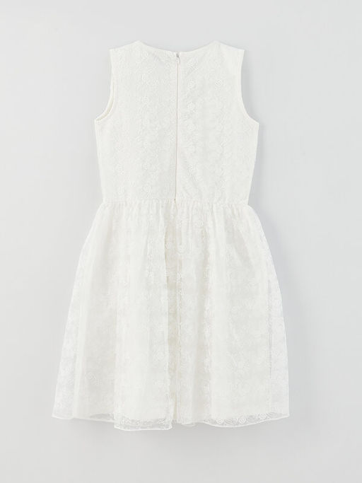 Bisiklet Yaka Nak??l? K?z ?ocuk Elbise - Waikiki фото 2