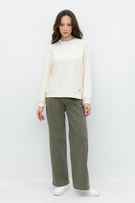 ЕВТ 4113/оливковый серый брюки жен