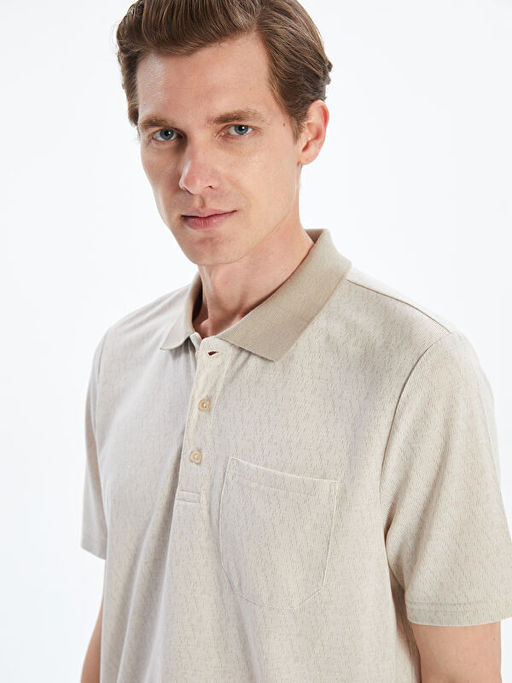 Polo Yaka Merserize G?r?n?ml? Erkek Ti??rt