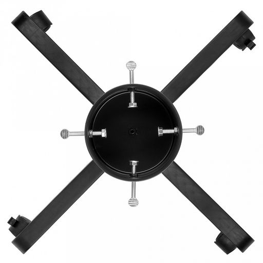 Подставка-крестовина на колесах для новогодней елки Финская, макс. высота дерева 2м, размер ствола 3-12см, чаша для воды 2л, размер 59х43,5х25,3см, вес 1,5 кг, металл + пластик, цвет черный, в цветной коробке (Китай) - Домашняя мода фото 2