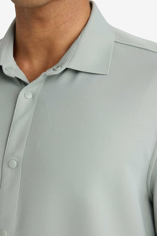 SLIM FIT Uzun Kollu G_mlek - Defacto фото 9
