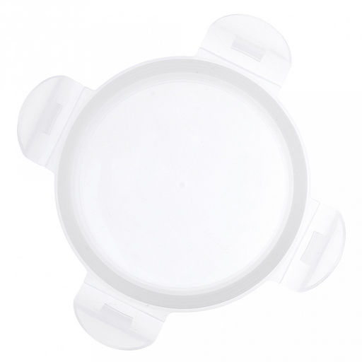 Акварель Салатник-контейнер фарфоровый 400мл, д13х6,2см, круглый, с деколью, отводка, пластмассовая крышка, герметичная, с клипсами, с силиконовым уплотнителем (Китай) - Домашняя мода фото 9