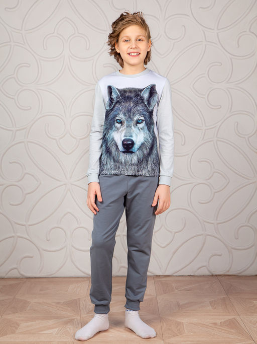 Пижама "Робби",серый