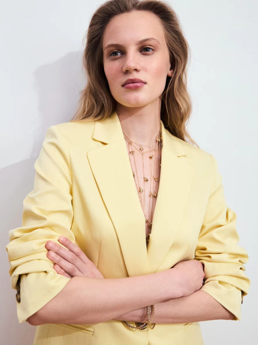 Однобортный жакет из тенселя ZR2605022506-9 / Zarina