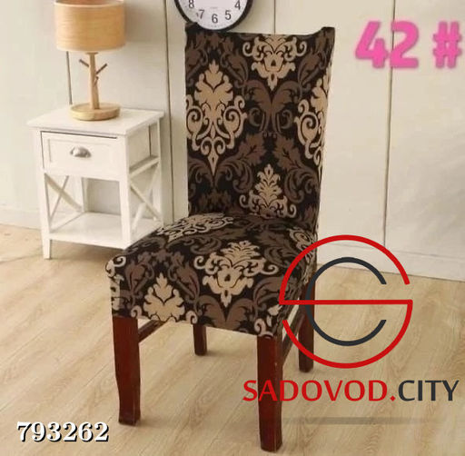 Чехлы на стуле, ткань велюр
