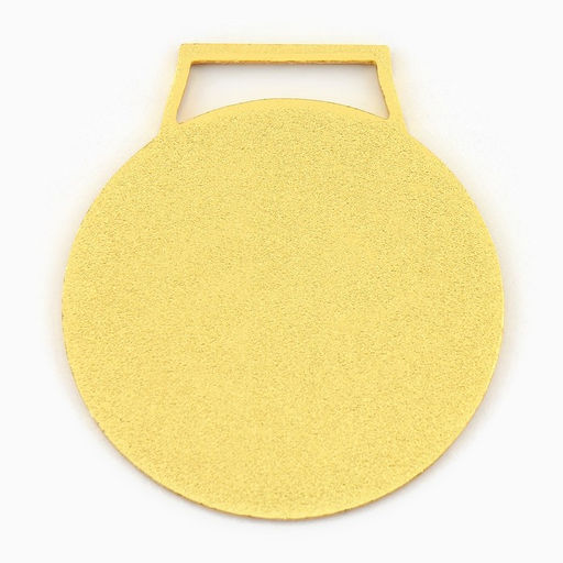 Медаль призовая 004 диам 5 см. 1 место. Цвет зол. Без ленты - Командор фото 3