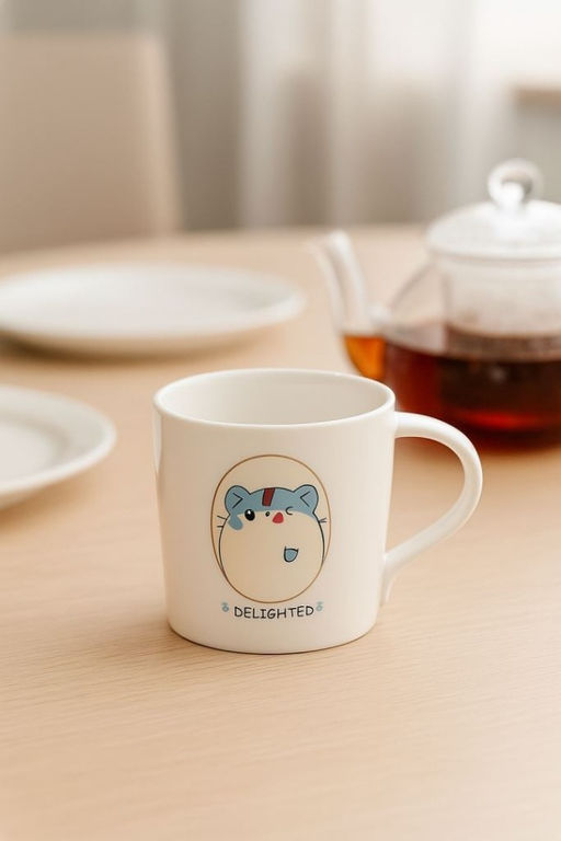 Кружка Delighted hamster, blue (360 ml)