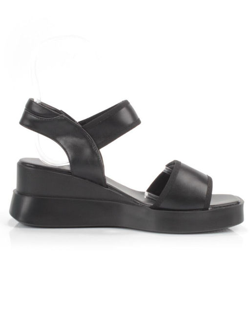 08-PEG248-2 BLACK Босоножки женские (натуральная кожа)