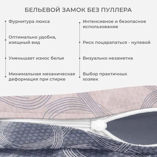 Постельное белье Солярис Семейный + 4 наволочки - Ecotex фото 4