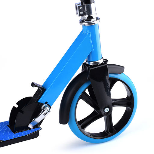 Самокат 2-х кол., голубой, колёса PU/200 мм., ABEC 7, в коробке