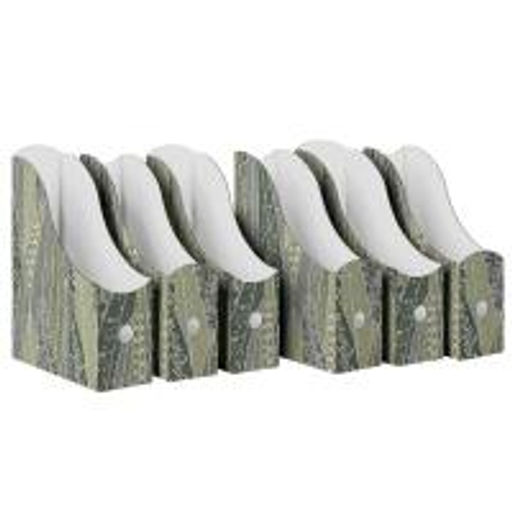 VAL GR-3VP-85 Лотки для бумаг верт., 31*23.5*8.5 см, набор 6 шт., GREEN, шт